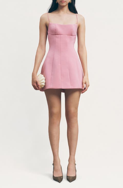 Rhea Scoop Back Ponte Minidress