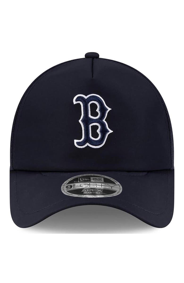 New Era Men's New Era Navy Boston Red Sox 2026 Batting Practice Apex 9FORTY Adjustable Trucker Hat, Alternate, color, Navy
