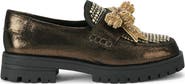 Kurt Geiger London Crystal Bow Platform Loafer