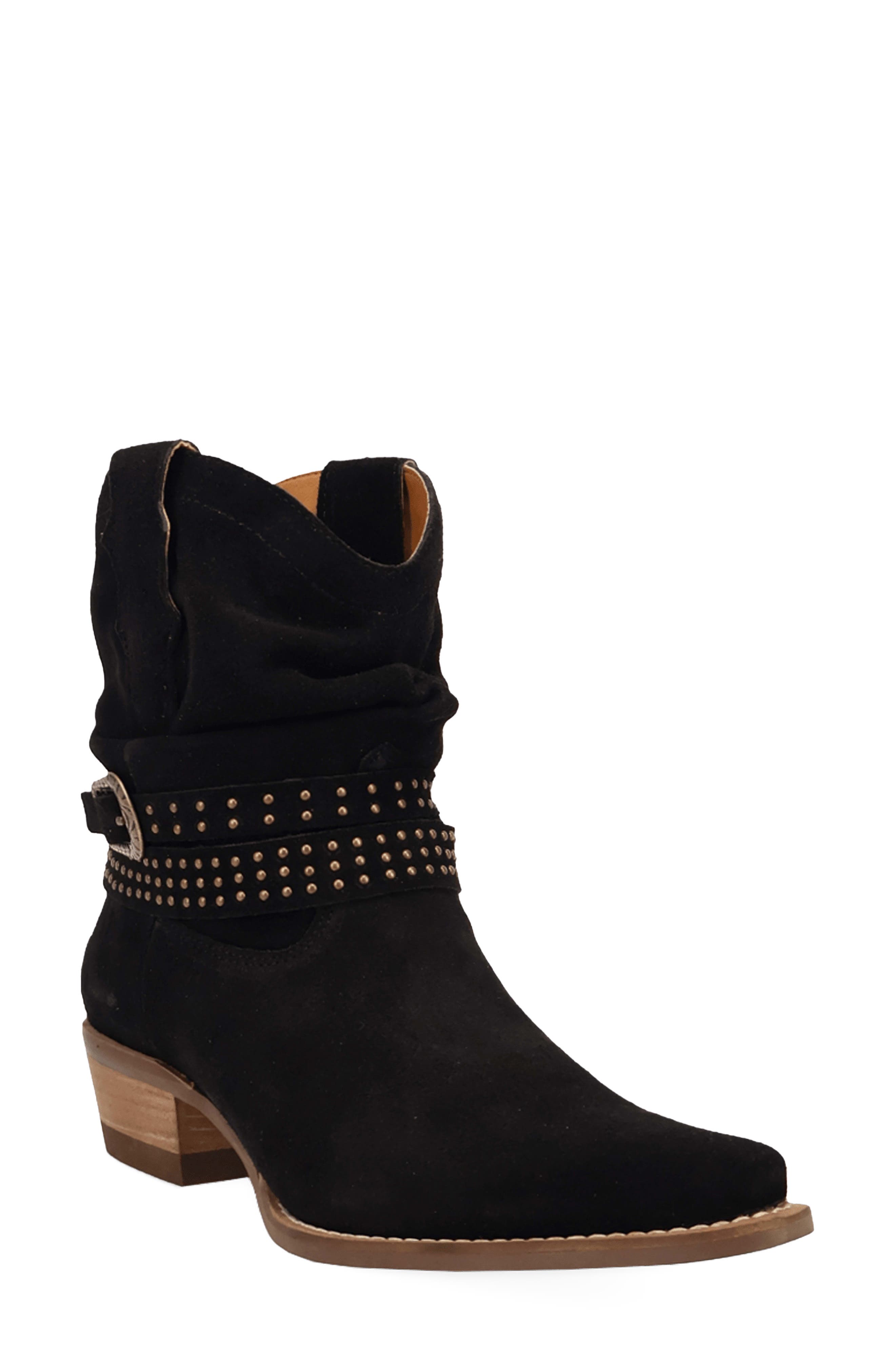 Dingo Scrunchy Leather Bootie (Women) | Nordstrom