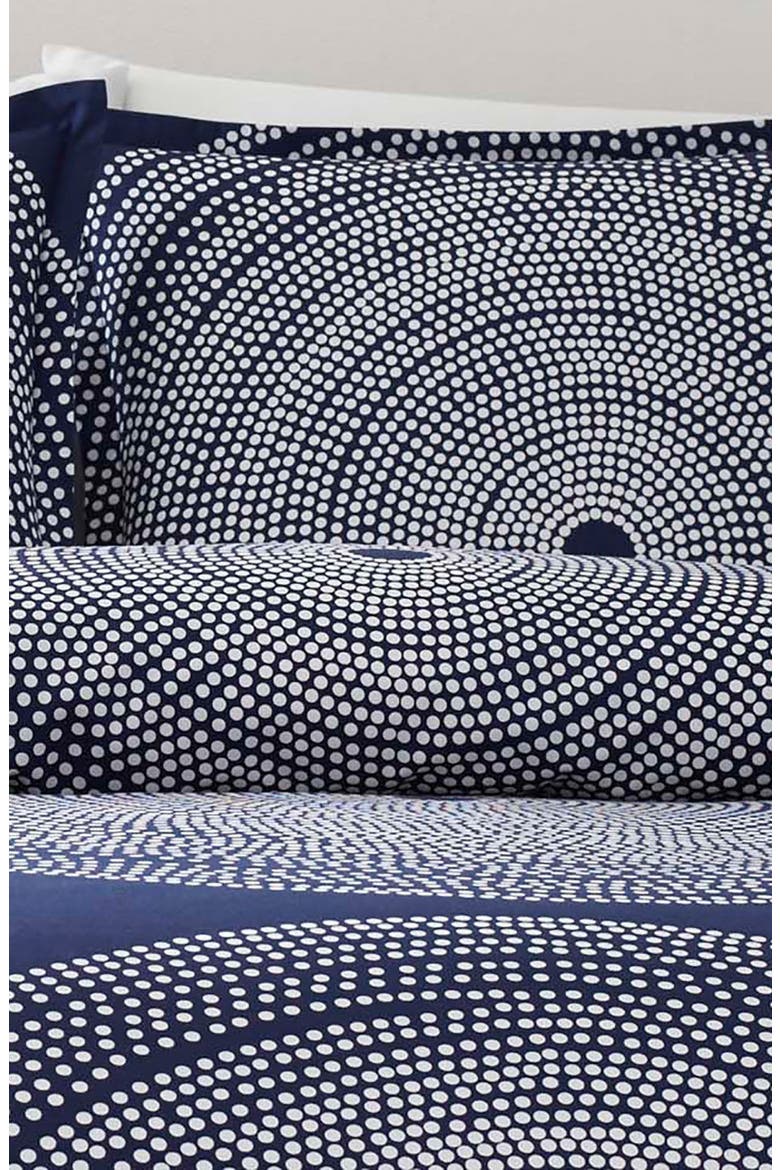 Fokus Duvet Cover & Sham Set, Alternate, color, DARK BLUE