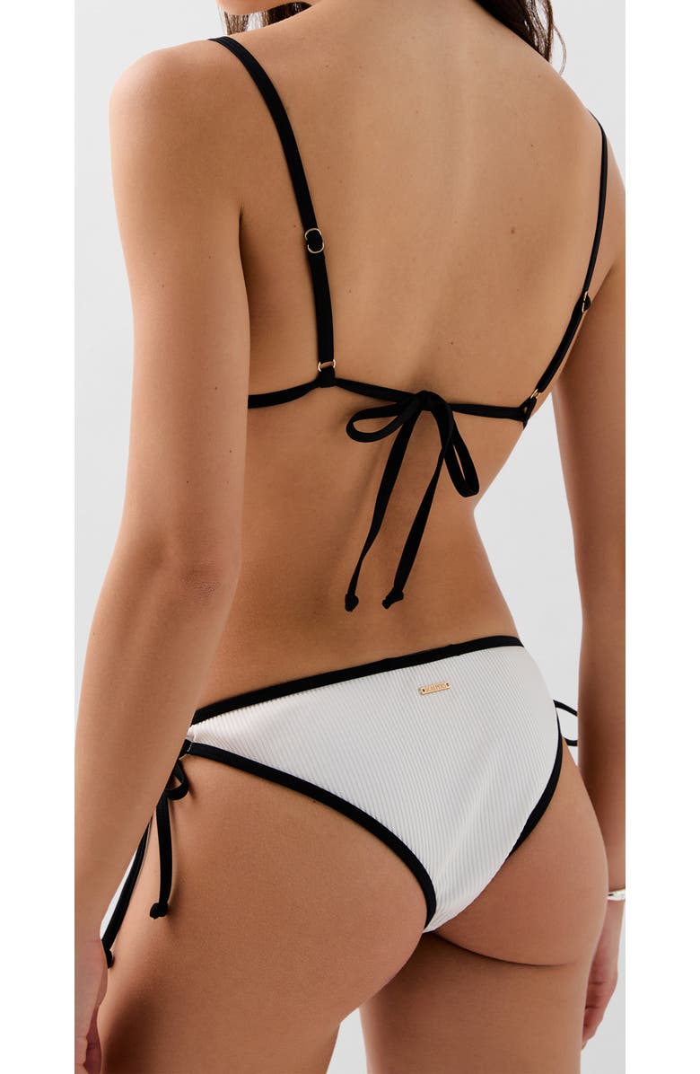 Scalpers Pipping Bikini, Alternate, color, White