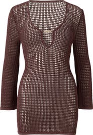 Melissa Odabash Ellis Crochet Cover-Up Dress