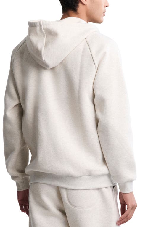 Barefoot Dreams Fleece Zip Hoodie In White