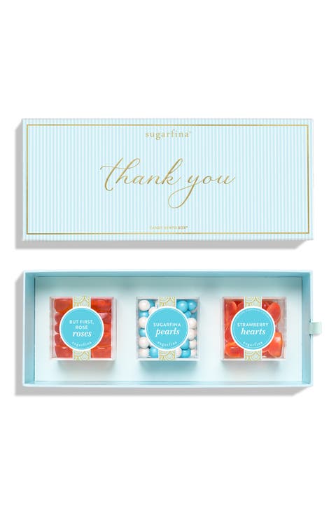 Thank You 3-Piece Candy Bento Box