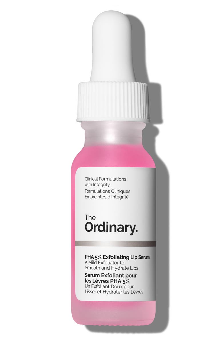 The Ordinary PHA 5% Exfoliating Lip Serum, Main, color,