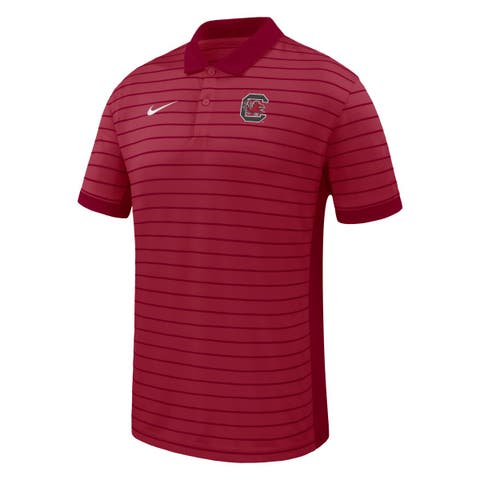 Men's Nike  Garnet South Carolina Gamecocks Dri-FIT Victory Stripe Polo