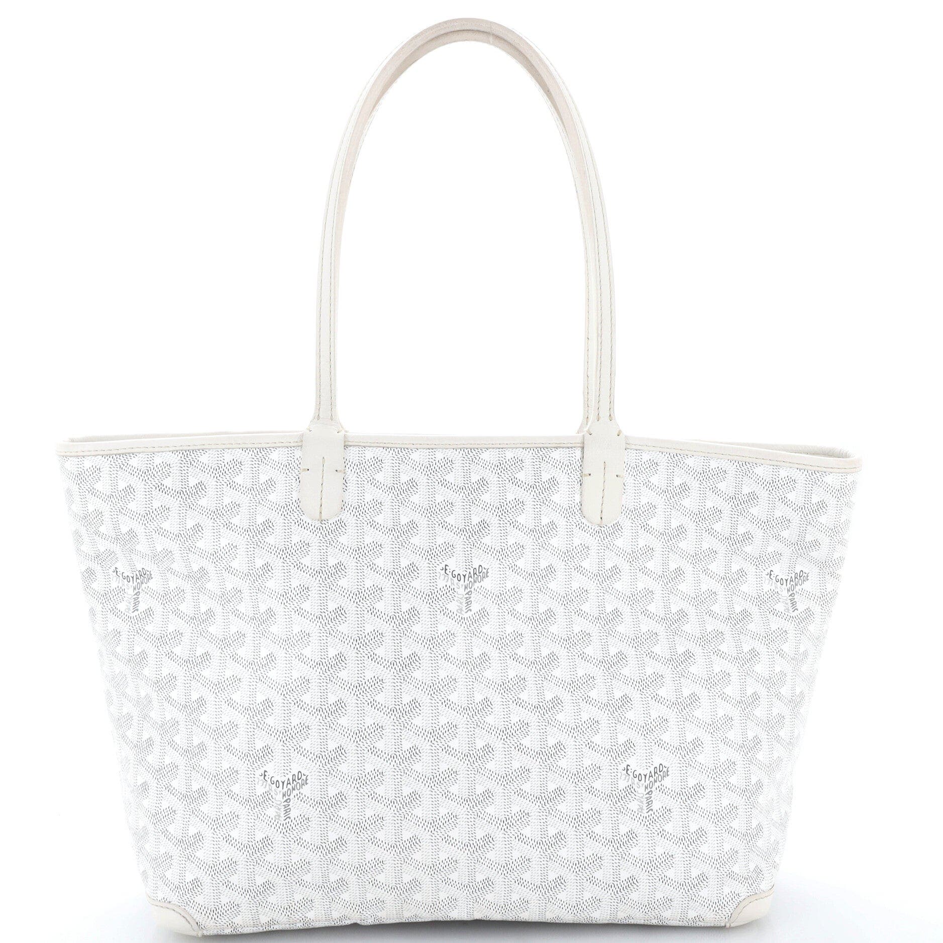 Artois Tote Coated Canvas PM, Main, color, White