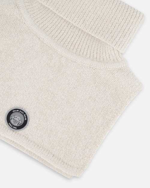 Deux Par Deux Baby Gender Inclusive Turtleneck Neckwarmer In Neutral