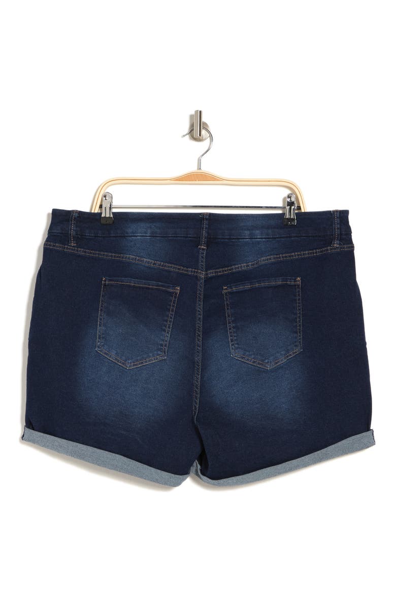 Denim Shorts, Alternate, color, S2651-DARK