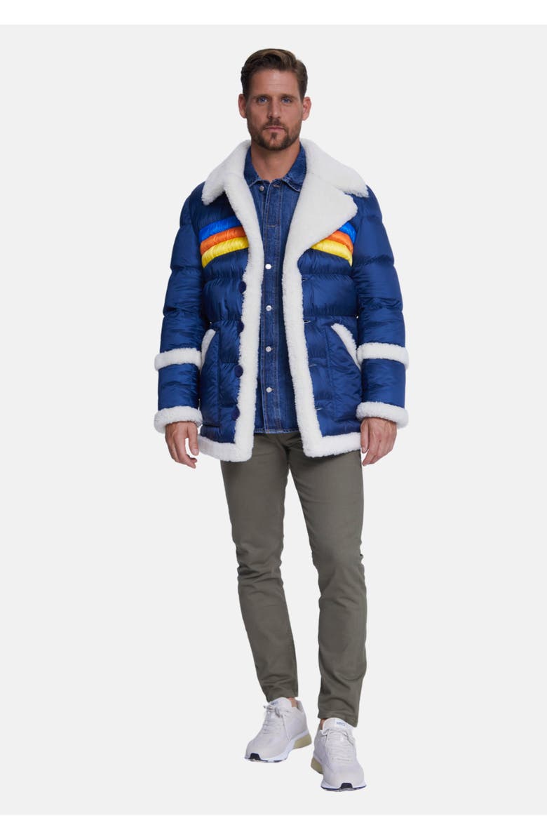 Furniq UK Joshua Puffer Coat, Main, color, White