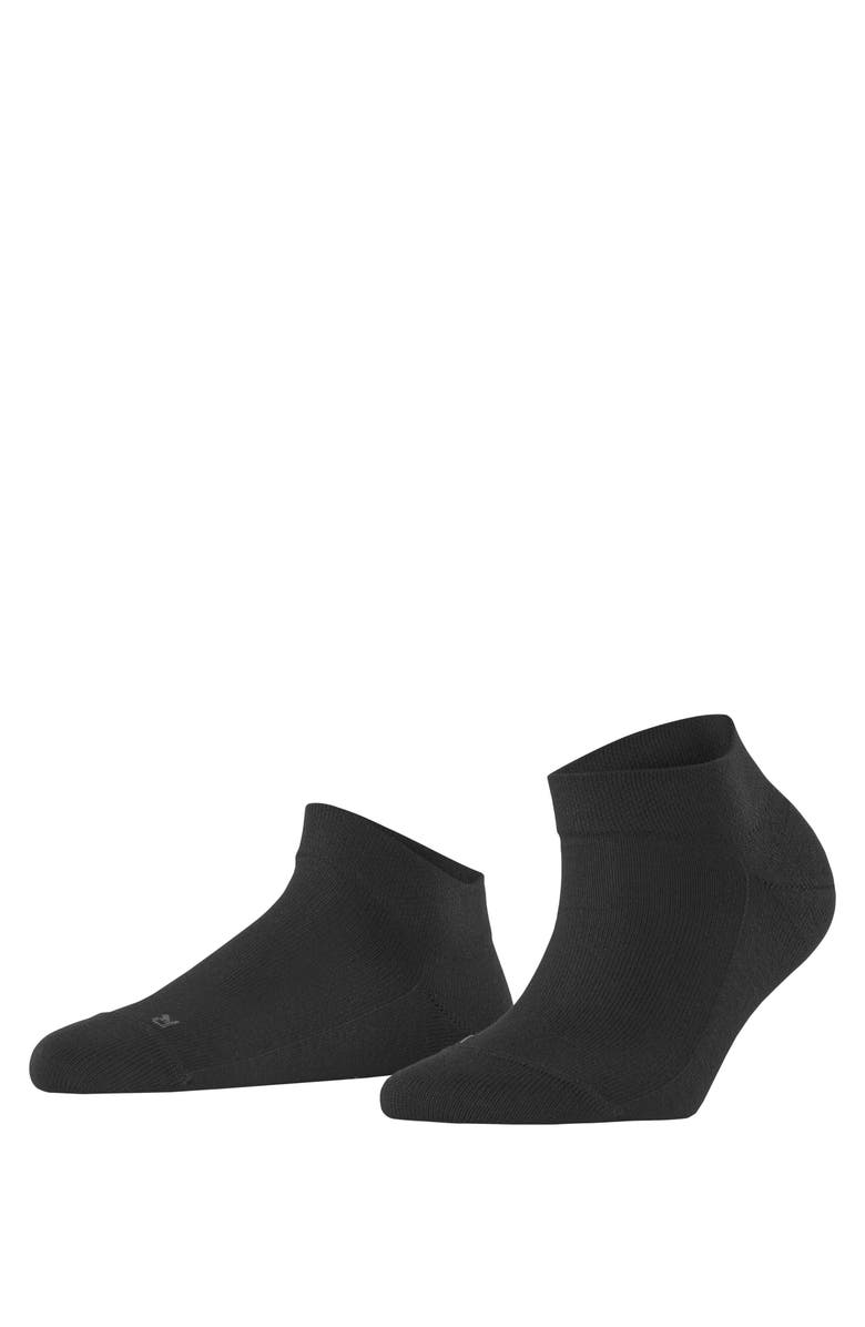 Falke Sensitive London Sneaker Socks for Diabetics, Main, color, Black