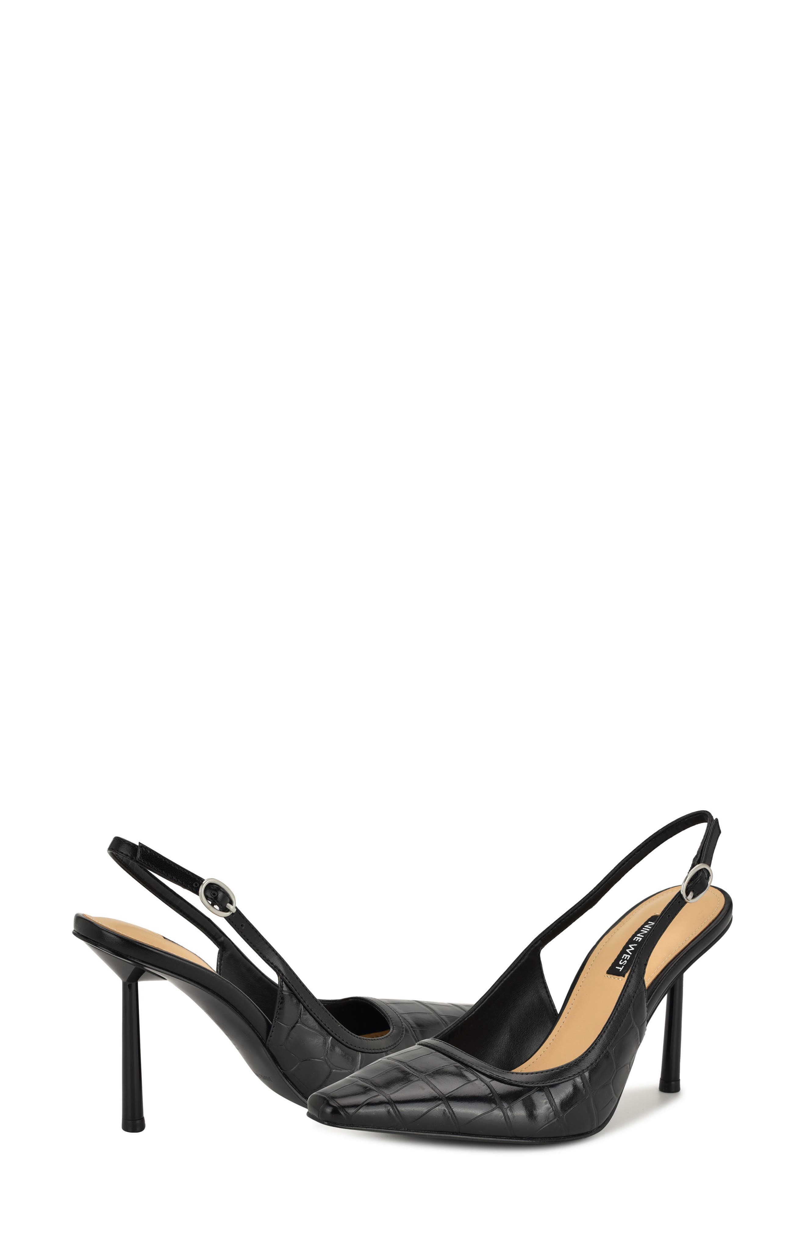 Nine West Orlanda Slingback Pointed Toe Pump, Alternate, color, 