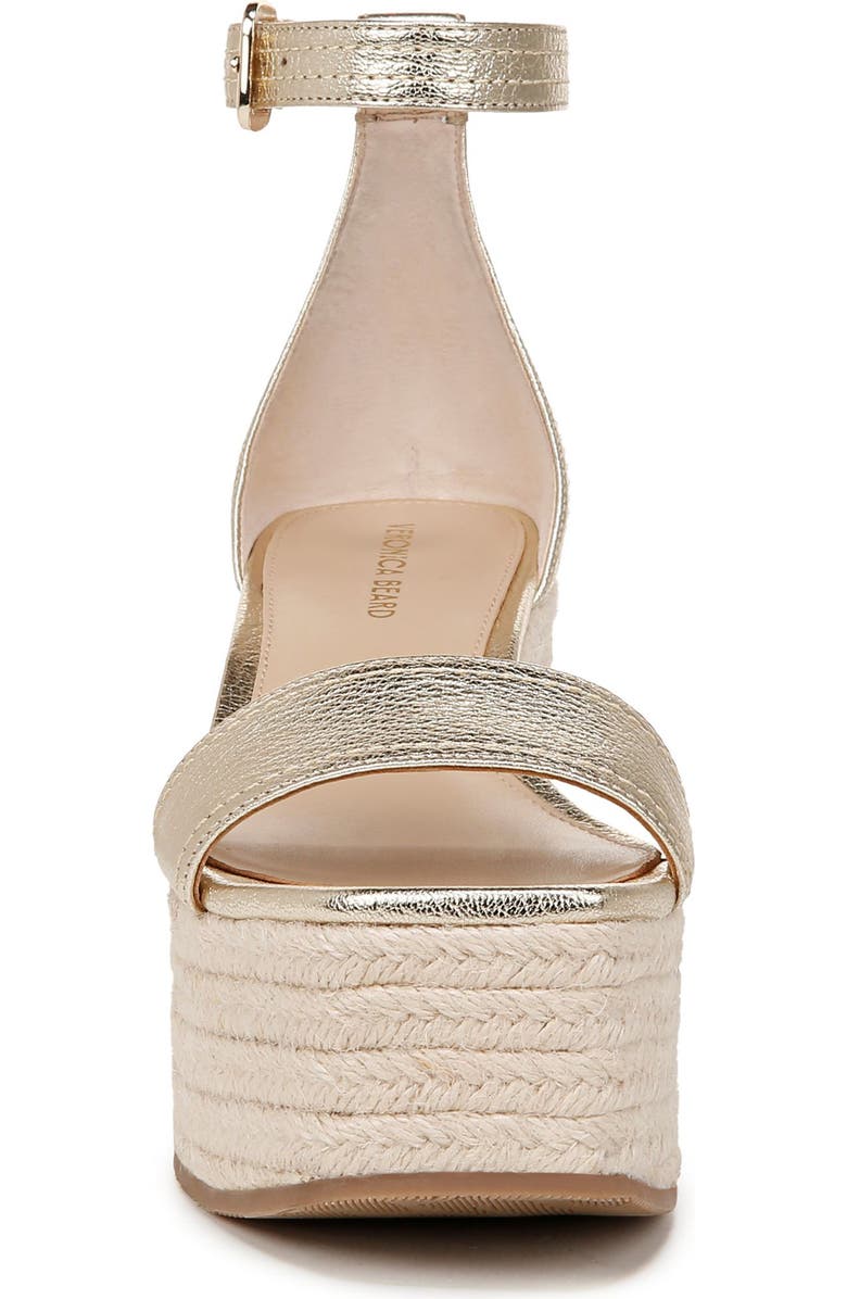 Veronica Beard Gianna Platform Wedge Sandal, Alternate, color,