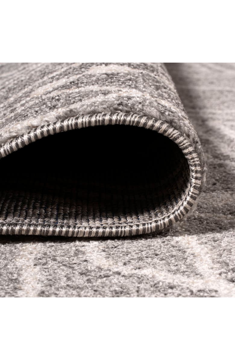 JONATHAN Y Rih Moroccan Style Diamond Area Rug, Alternate, color, Gray/Ivory