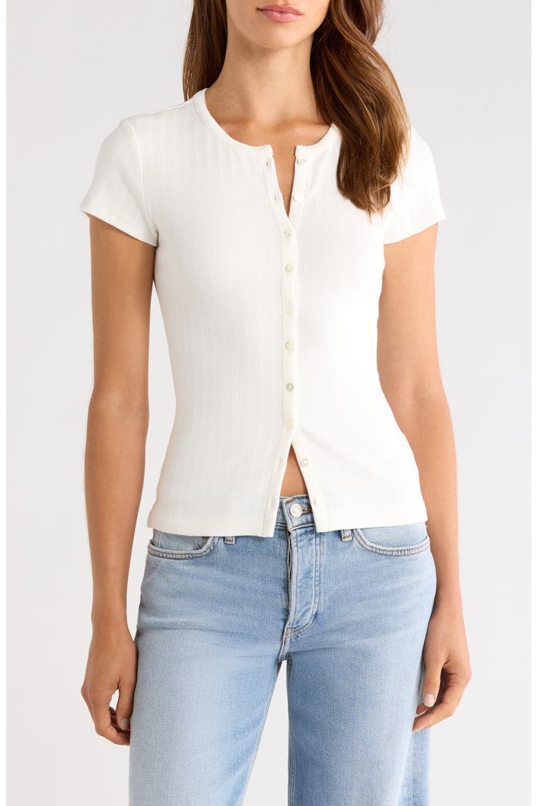 Emmy Knit Top, Main, color, VINTAGE WHITE