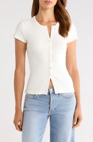 Re/Done Emmy Knit Top