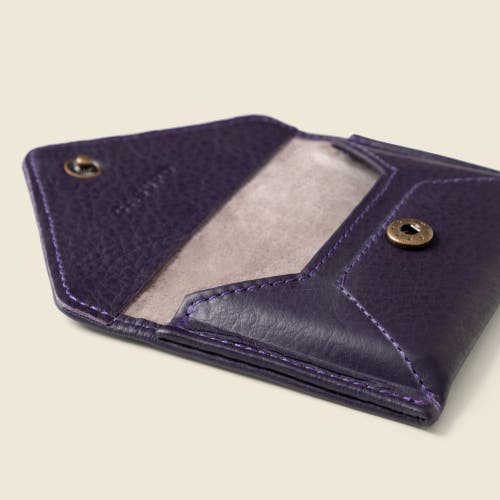 Casupo Mini Envelope Wallet With Rfid Protection In Purple