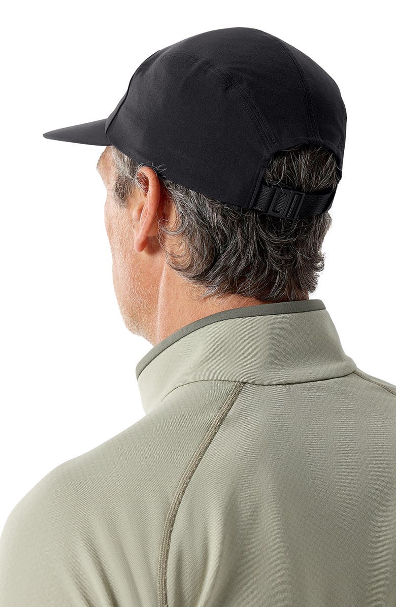 Arc'teryx Gamma Embroidered Water Repellent Adjustable Cap, Alternate, color, Black/ Arctic Silk