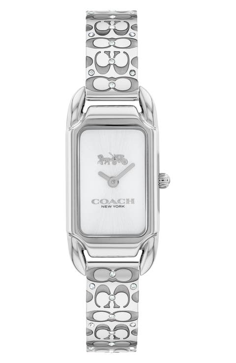 Cadie Rectangular Bracelet Watch, 17.5mm x 28.5mm