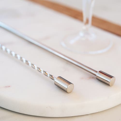 A Bar Above Stainless Steel Bar Spoons, Combo Set Of 2 In Stainless Steel