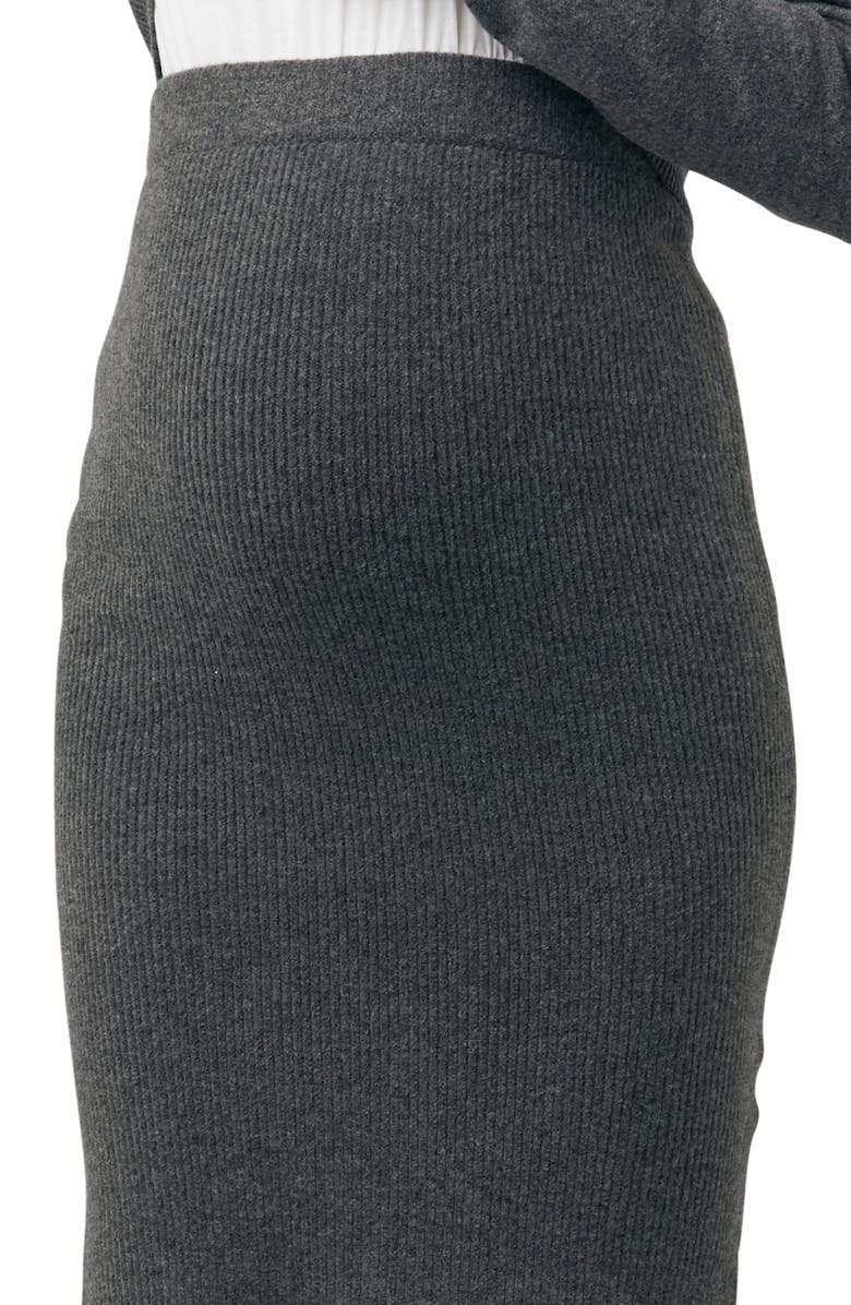 Ripe Maternity Dani Rib Stitch Maternity Skirt, Alternate, color,