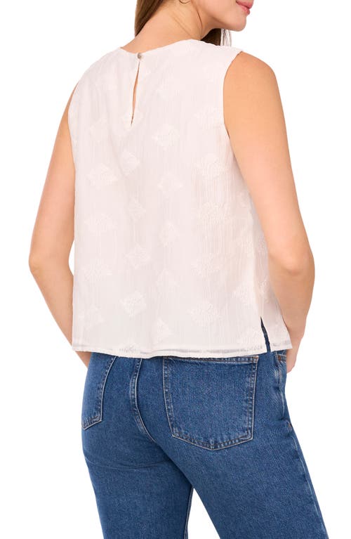 VINCE CAMUTO VINCE CAMUTO TEXTURED GAUZE SLEEVELESS TOP 