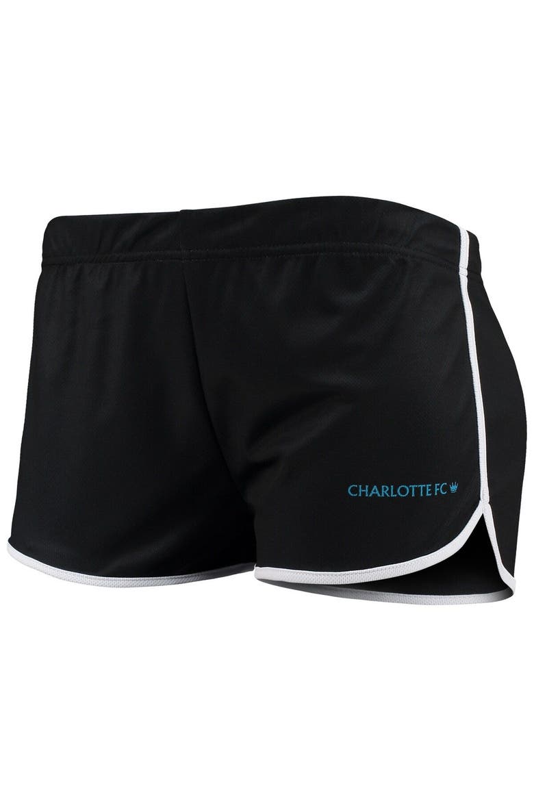 Women's ZooZatz Black Charlotte FC Mesh Shorts, Alternate, color, Black