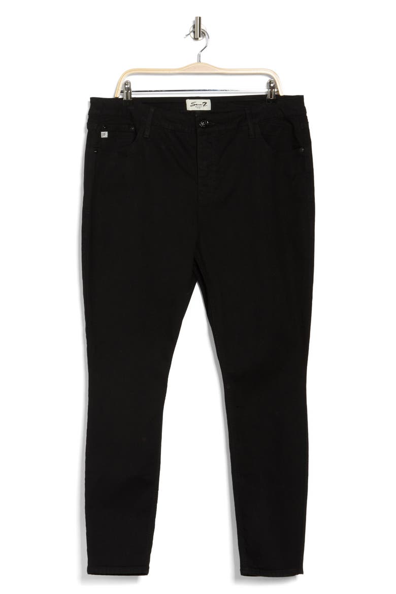 Bombshell Skinny Jeans, Alternate, color, BLACK RINSE