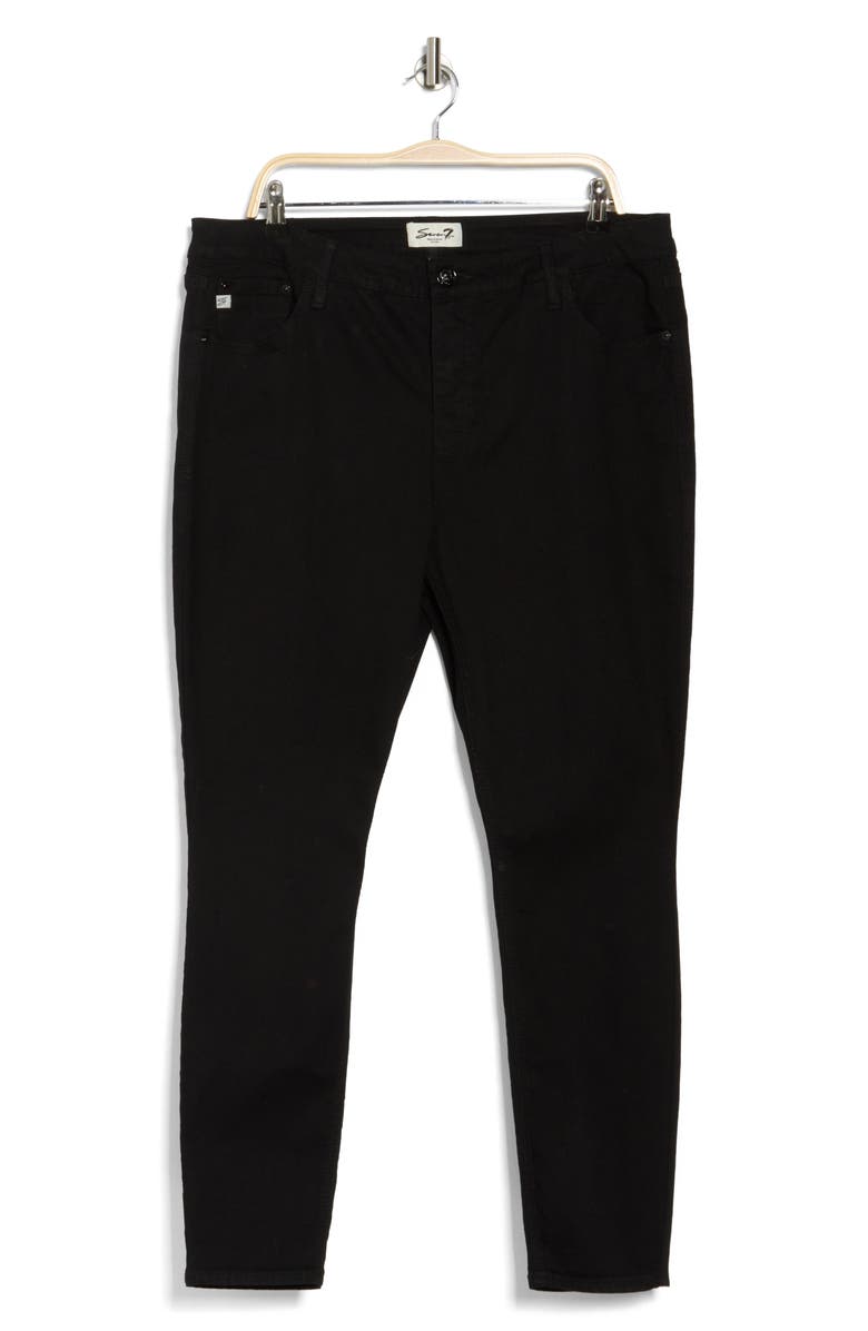 Seven7 Bombshell Skinny Jeans, Alternate, color, Black Rinse