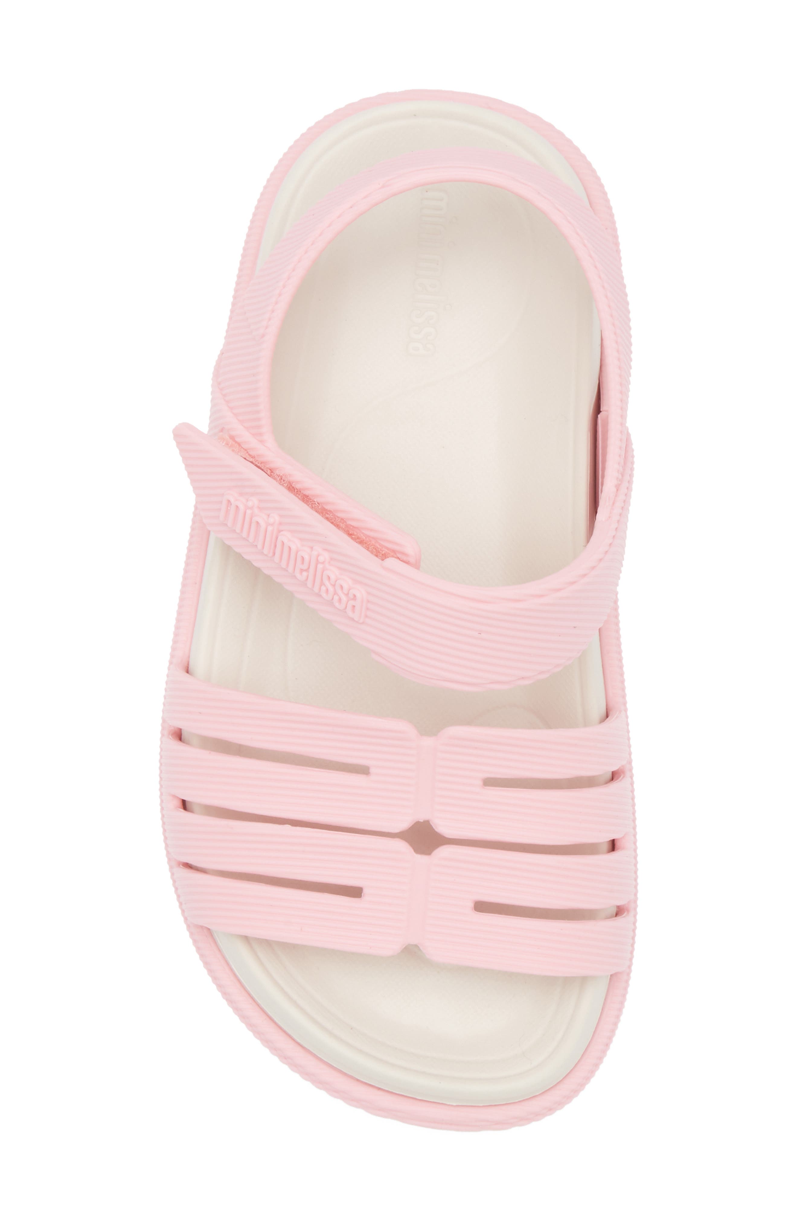 Mini Melissa Kids' Kaiteki Sandal, Alternate, color, Pink/ Beige