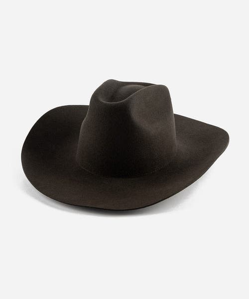 Gigi Pip Lane Hat In Dark Brown