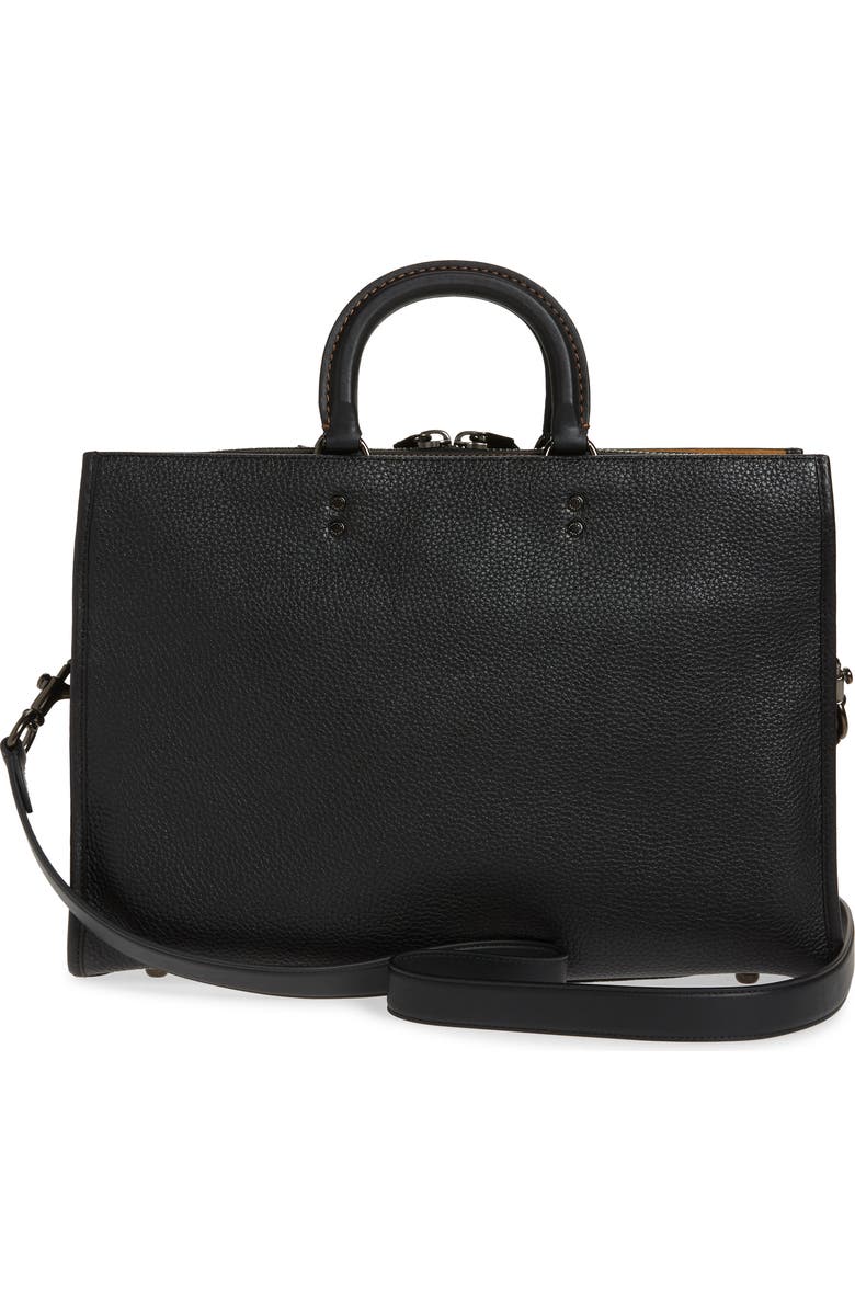 COACH Rogue Leather Briefcase, Alternate, color,