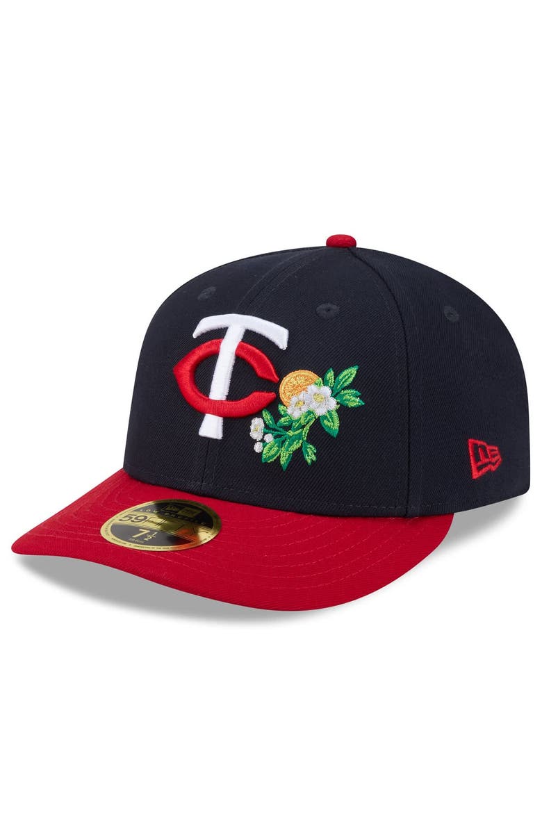 Men's New Era  Navy/Red Minnesota Twins 2026 Spring Training Low Profile 59FIFTY Fitted Hat, Alternate, color, Navy