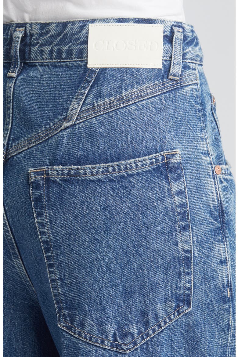 Morus Belted Wide Leg Jeans, Alternate, color, DARK BLUE