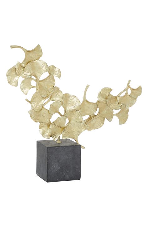 Contemporary Gold Metal Sculpture