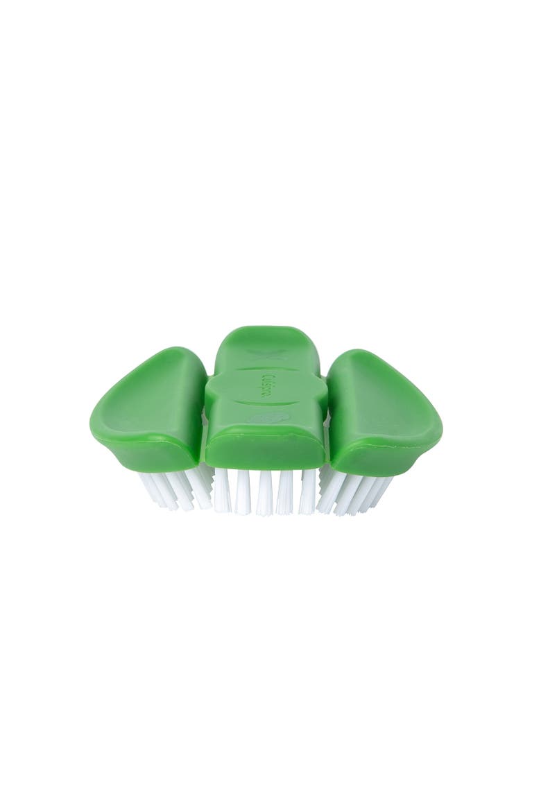 Vegetable Cleaning Brush 2 Pack, 3.5", 1 Soft 1 Hard, Alternate, color, Multicolored