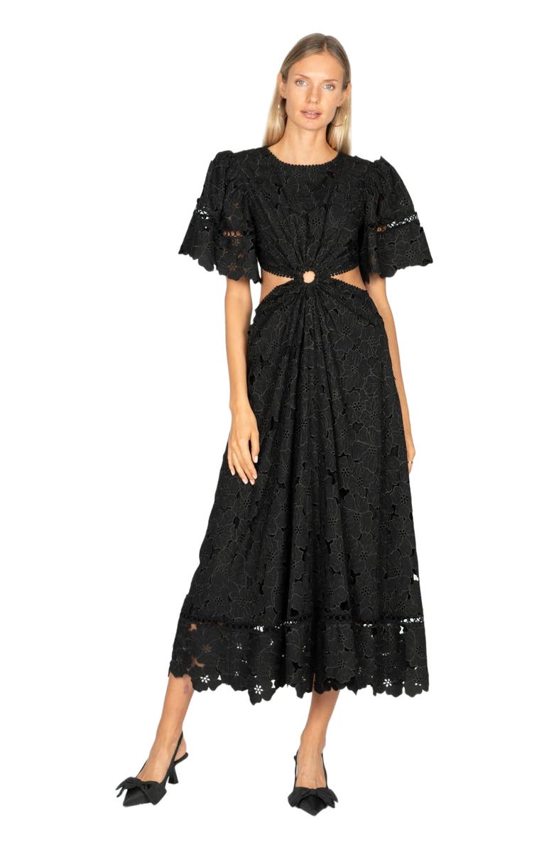 SECRET MISSION Jaylen Dress, Alternate, color, Black