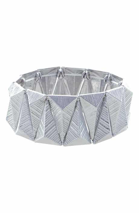 OLIVIA WELLES Elle Geode Stretch Bracelet