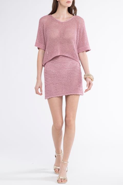 Leo Crochet Cover-Up Loose Top