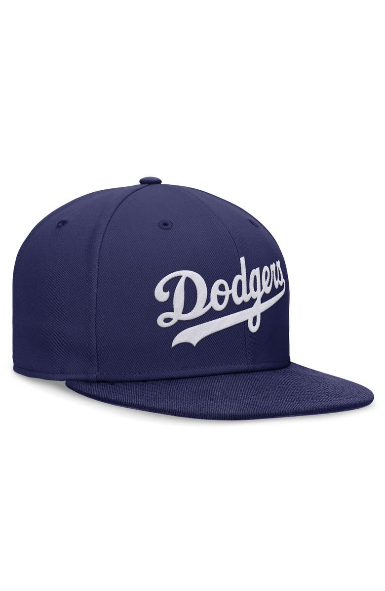 Nike Men's Nike Royal Los Angeles Dodgers Evergreen Performance Fitted Hat, Alternate, color, 