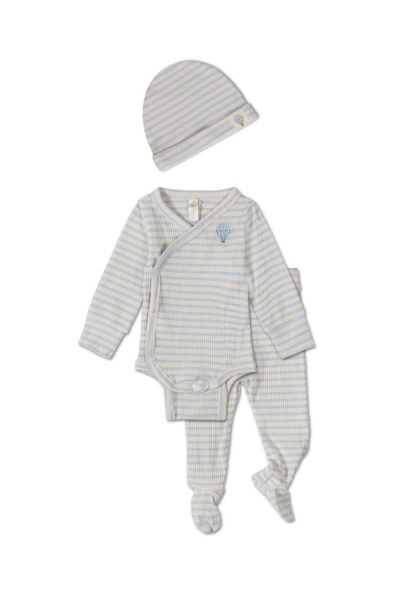 3 Piece Hot Air Balloon Bodysuit Set, Alternate, color, Blue
