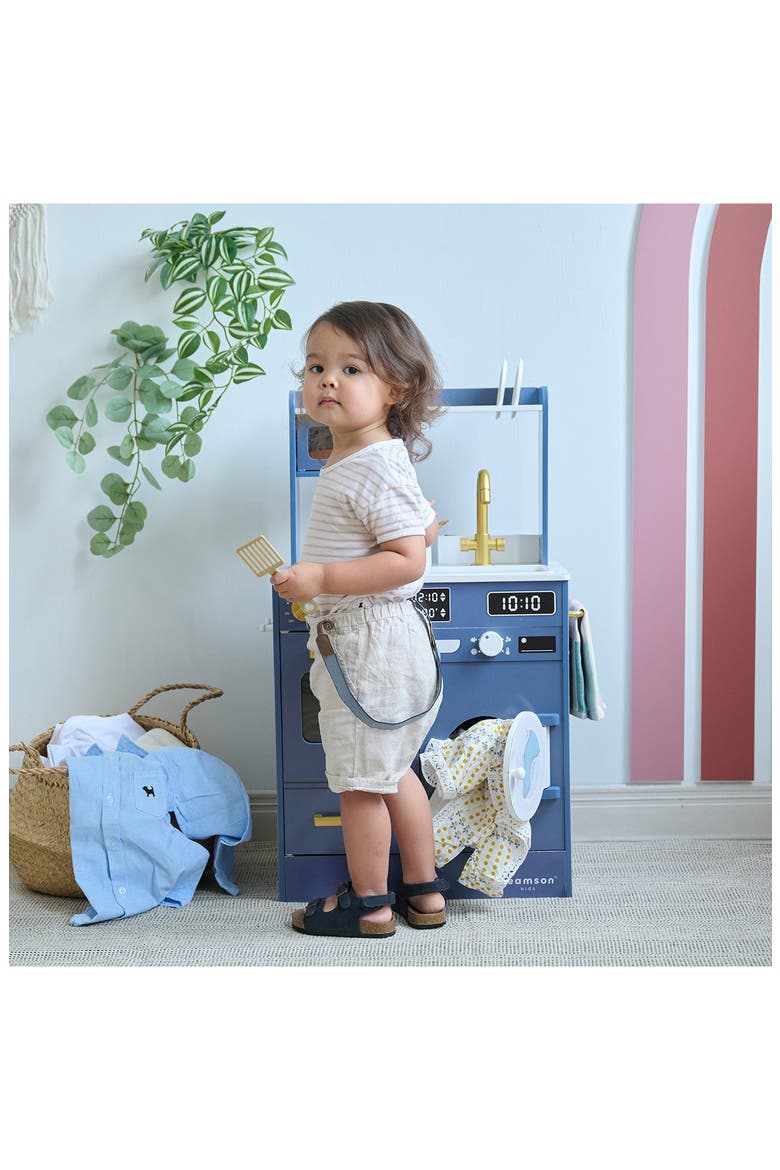 Little Chef Lake Tahoe Play Kitchen & Accessories, Alternate, color, BLUE