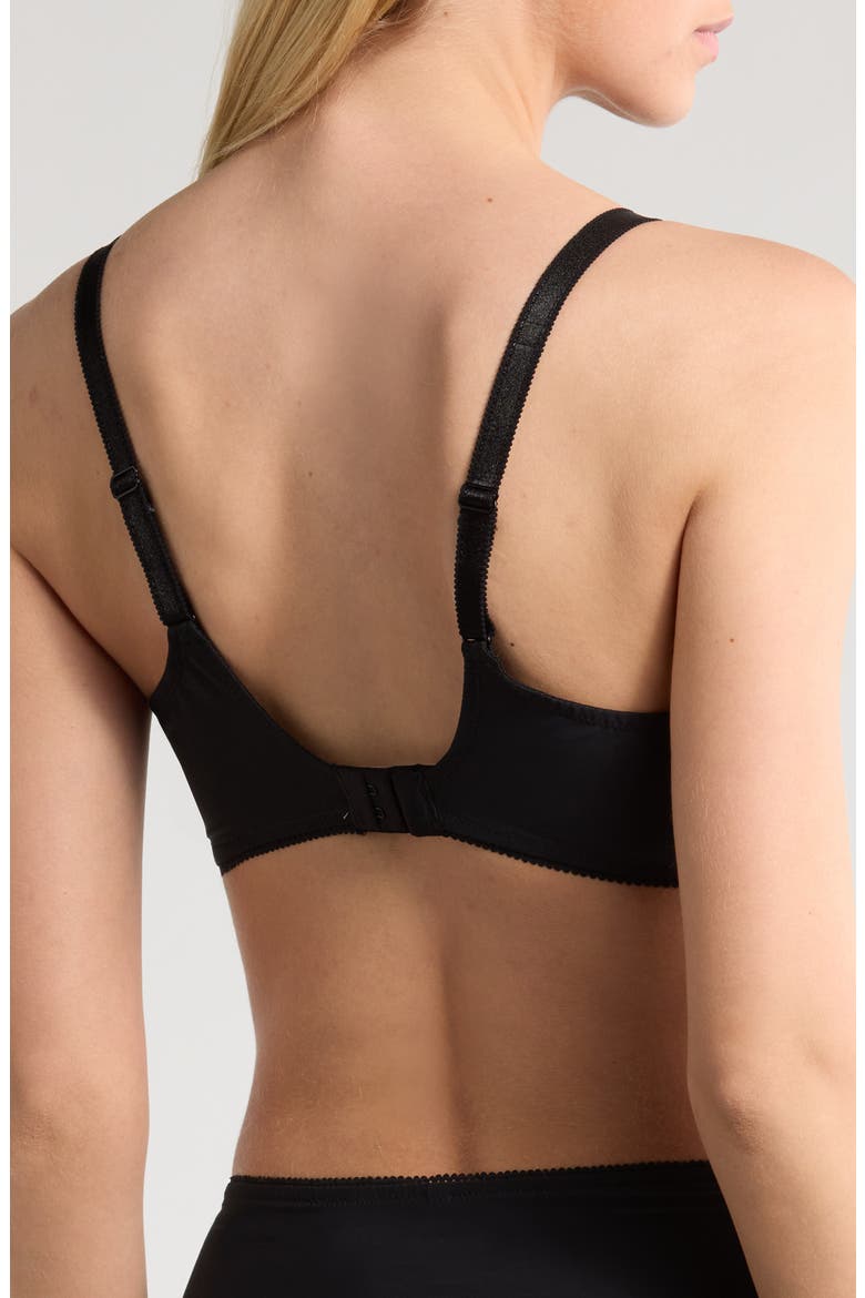 Maris Full Coverage Underwire Bra, Alternate, color, BLACK