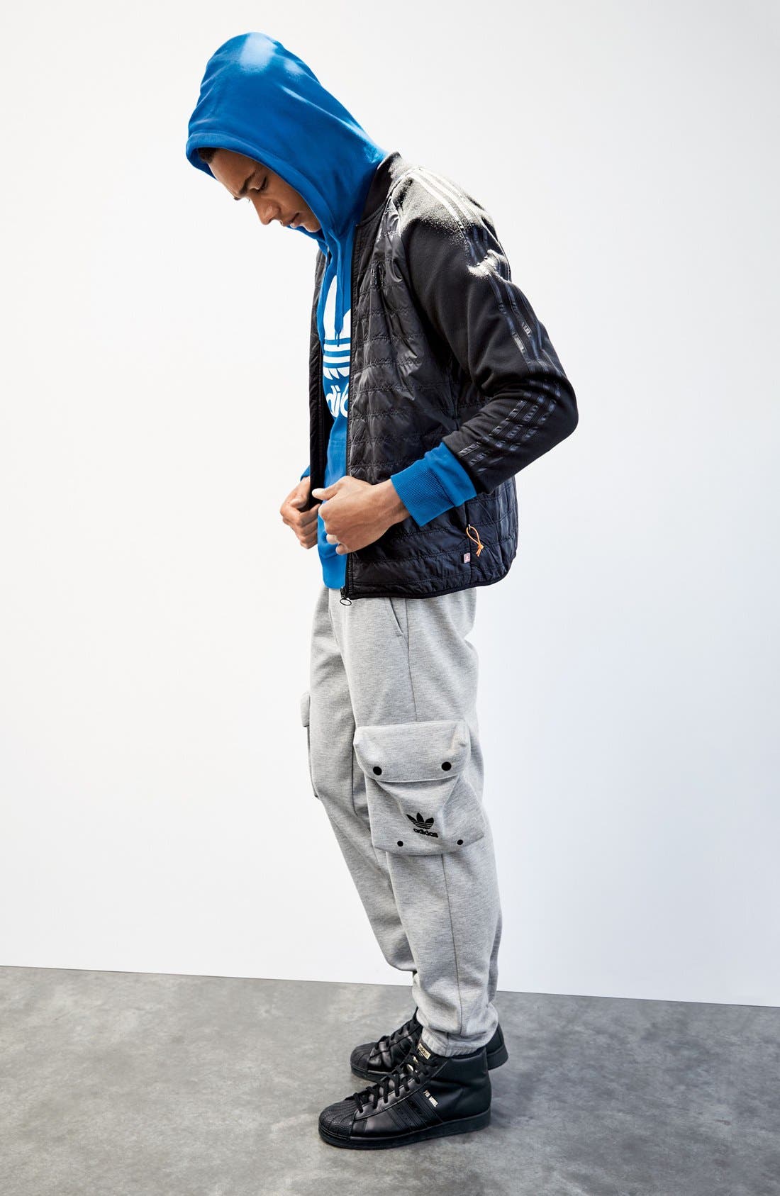 adidas 'Pro Model' High Top Sneaker, Alternate, color, 