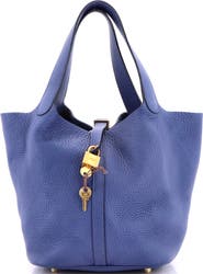 Pre-Owned Hermes Picotin Lock Bag Clemence MM