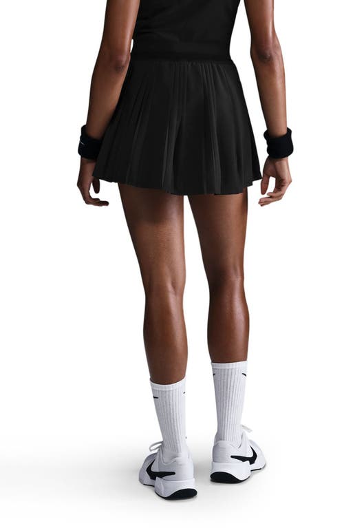 Nike Court Advantage Dri-fit Pleated Tennis Skort In Black