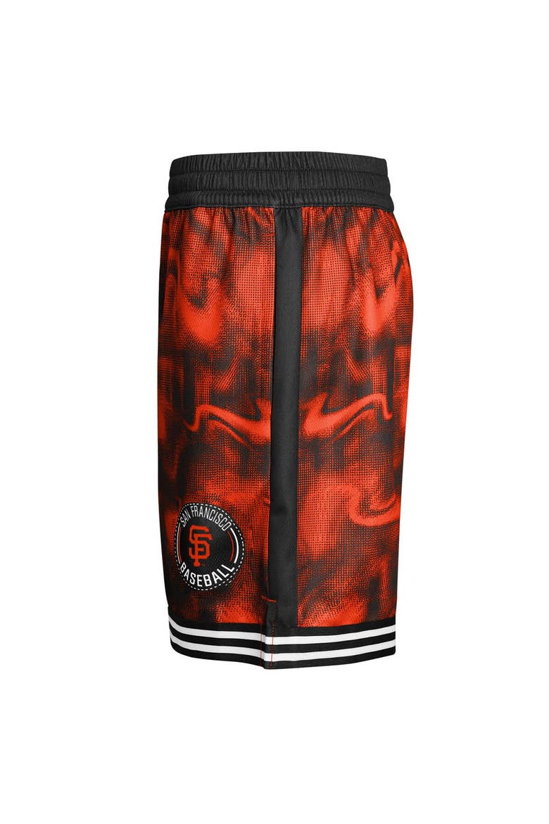 Youth Black/Orange San Francisco Giants Outfielder Shorts, Alternate, color, Black