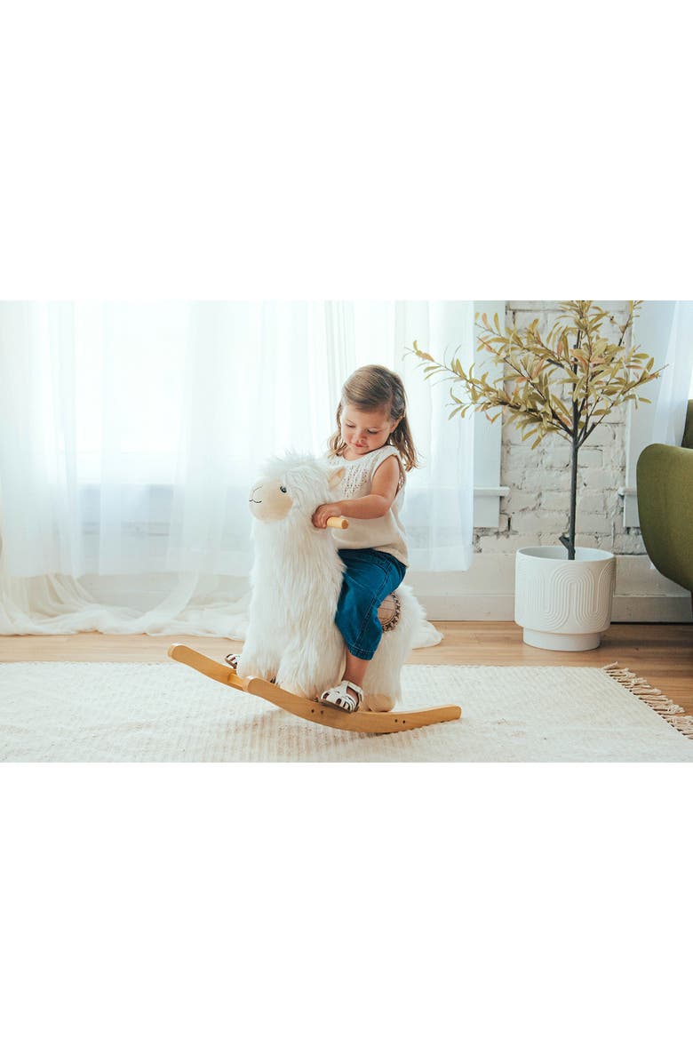 Wonder & Wise by Asweets Alpaca Rocker Toy, Alternate, color, Multi