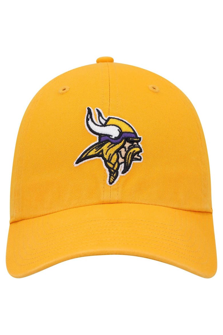 Men's '47 Gold Minnesota Vikings Clean Up Alternate Adjustable Hat, Alternate, color, Gold